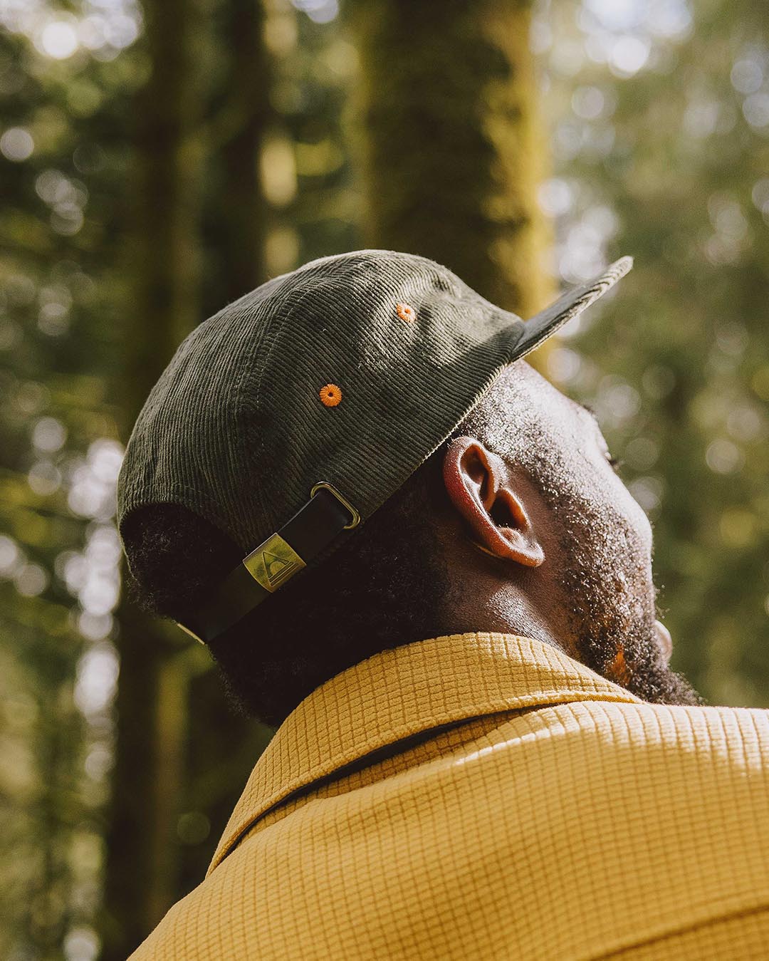 Fixie Recycled Cord 5 Panel Cap - Khaki