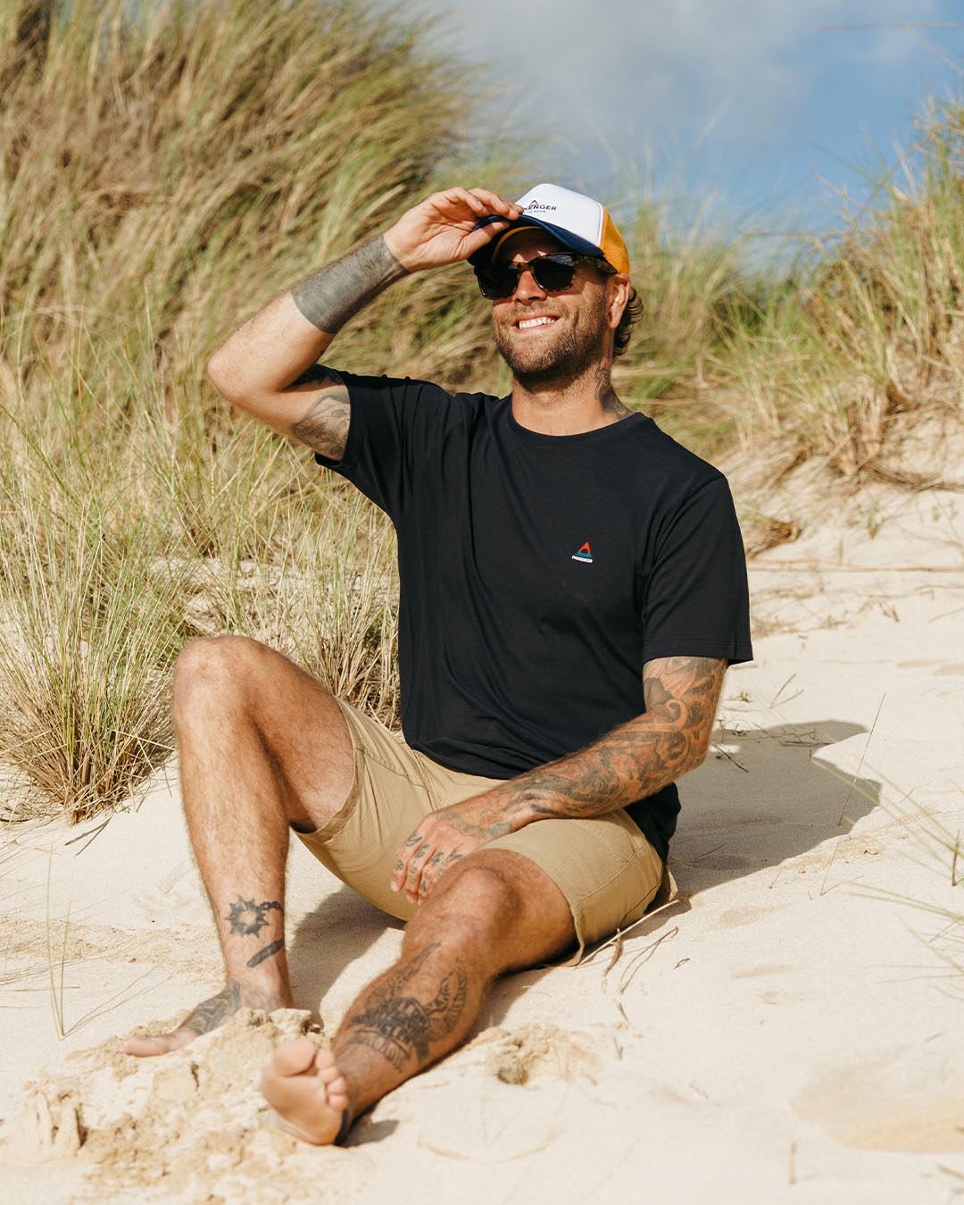 Classic Logo Organic Cotton T-Shirt - Black