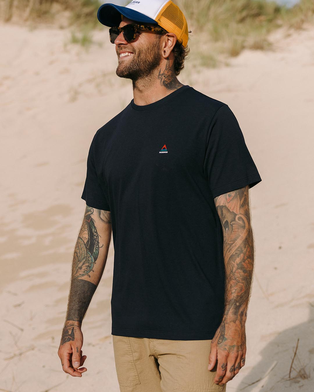 Classic Logo Organic Cotton T-Shirt - Black