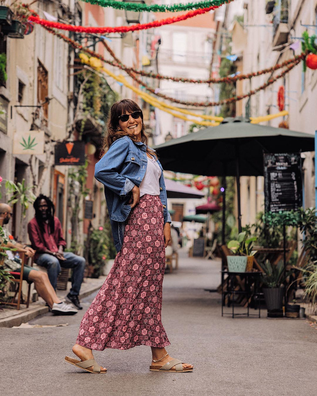 Hannah Skirt - Tile Wine