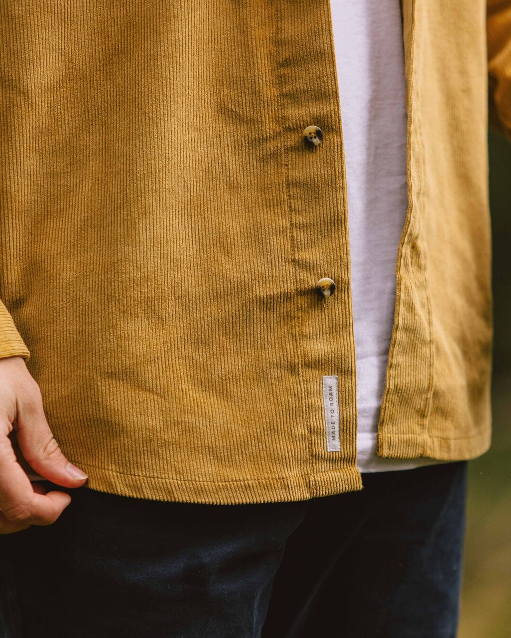 Backcountry Corduroy Shirt - Mustard Gold