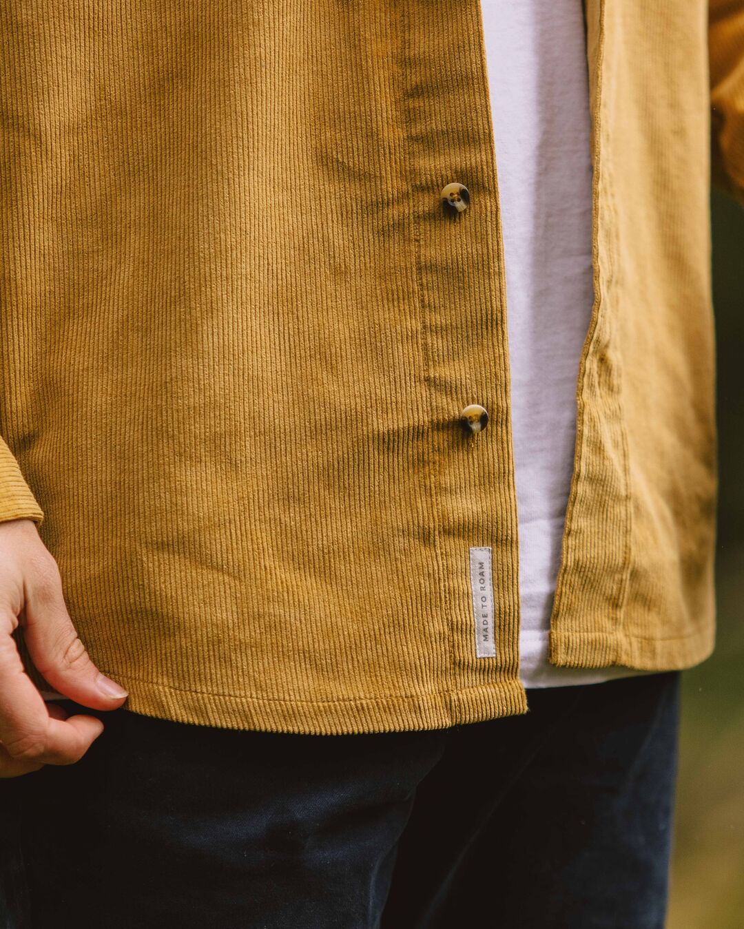 Backcountry Corduroy Shirt - Mustard Gold