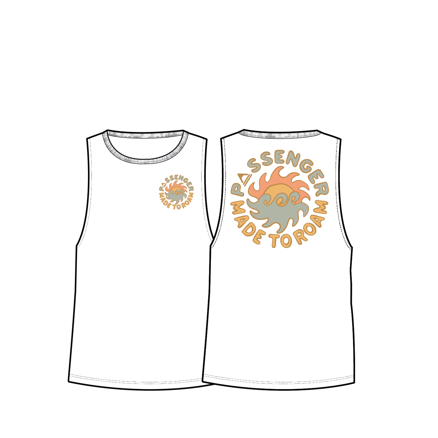 Dune Women's Recycled Cotton Vest - White