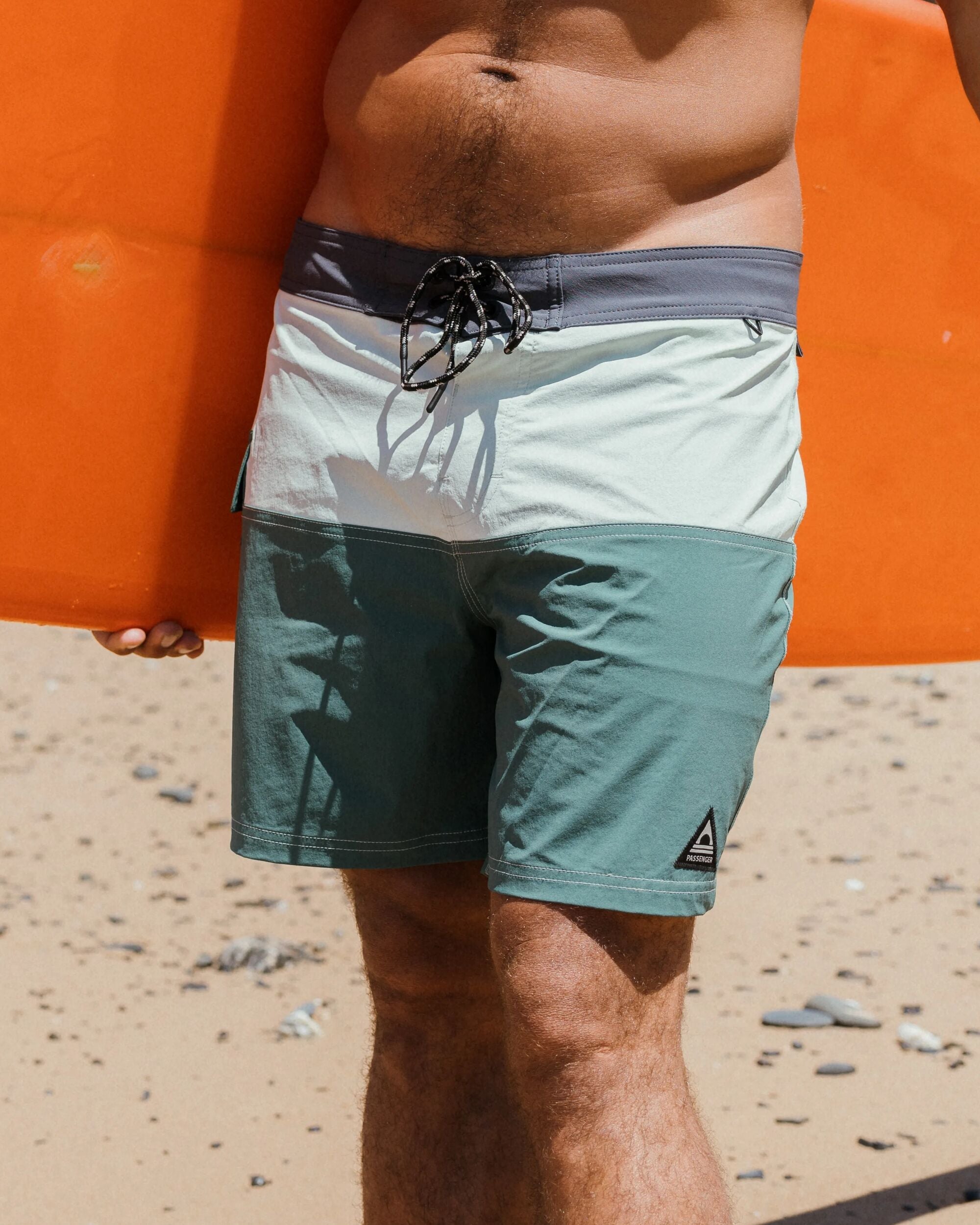 Cutback NetPlus® Recycled Boardshort - Spearmint/Deep Ocean