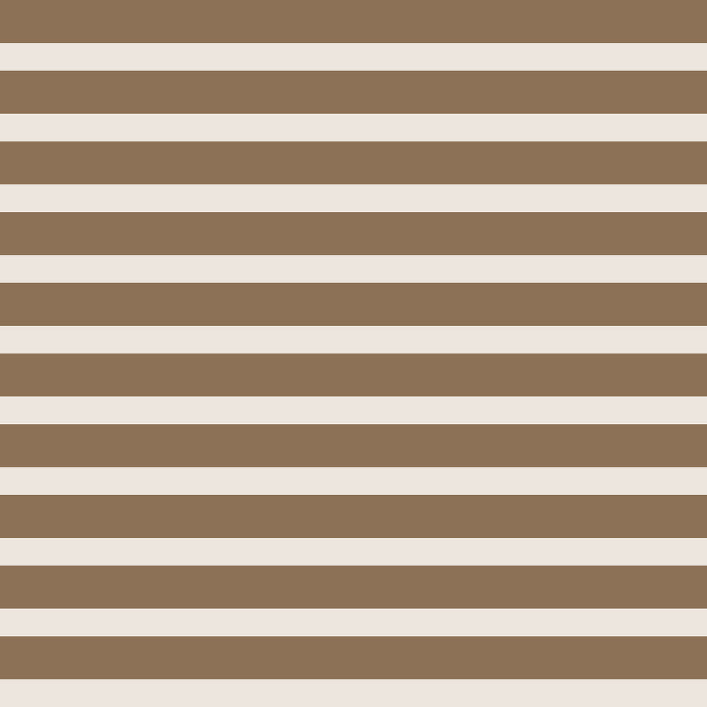 Zen Recycled Cotton Relaxed Fit T-Shirt - Toffee Stripe
