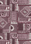 Ambrose Oversized Dress - Vintage Patchwork Wine