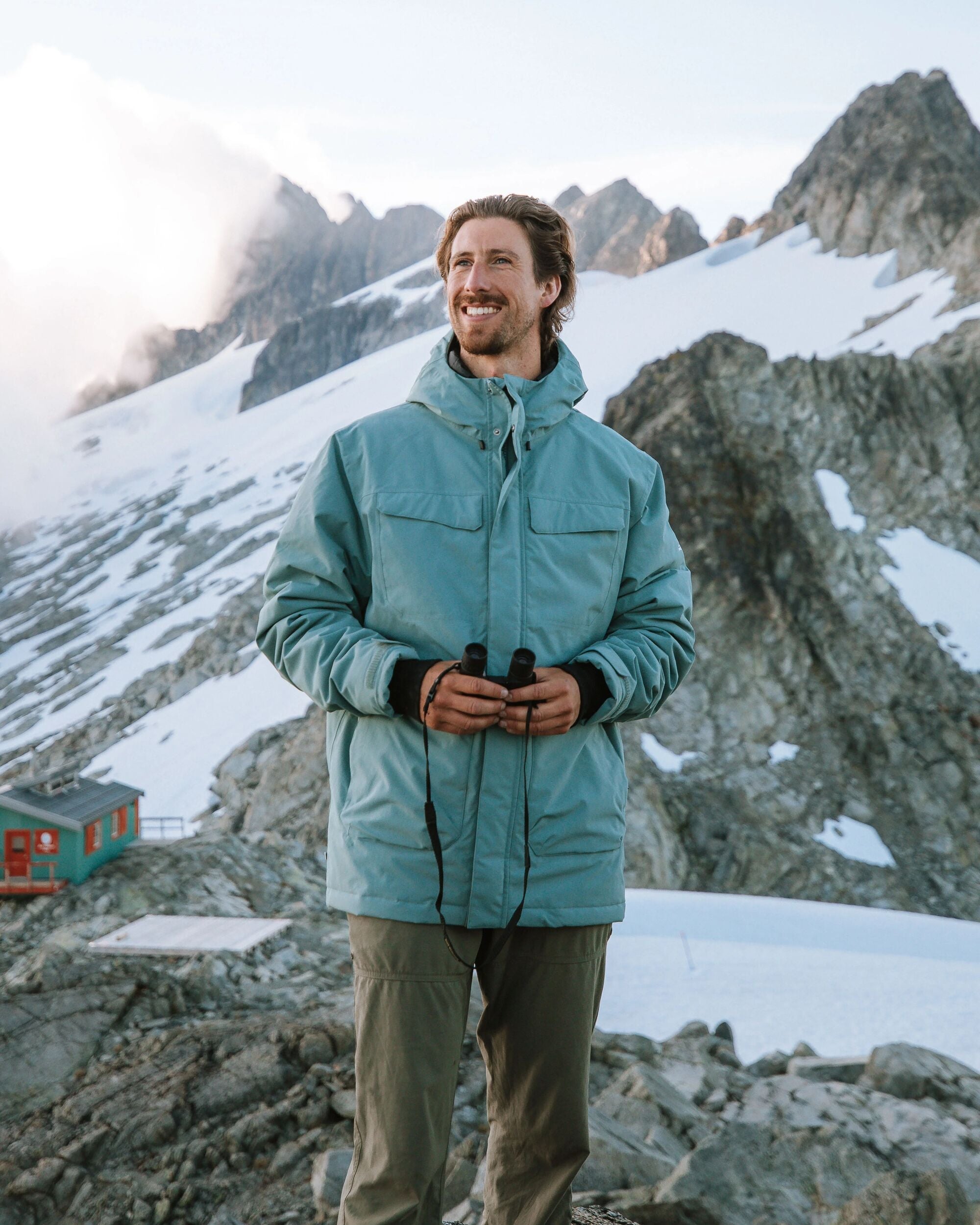 Explorer Waterproof Down Parka - Stormy Sea