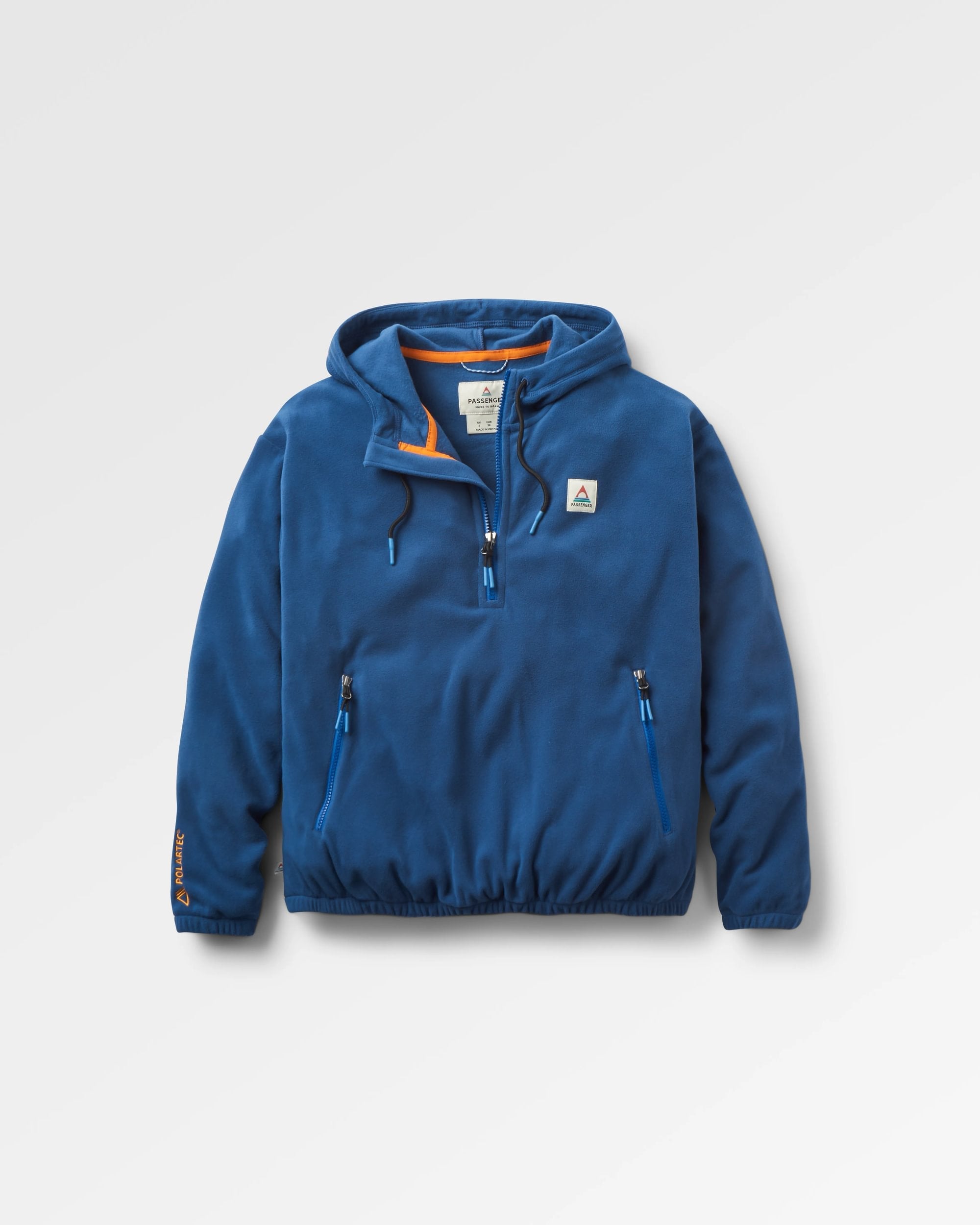 Ayla Micro Polartec® Hooded Fleece - Dark Denim
