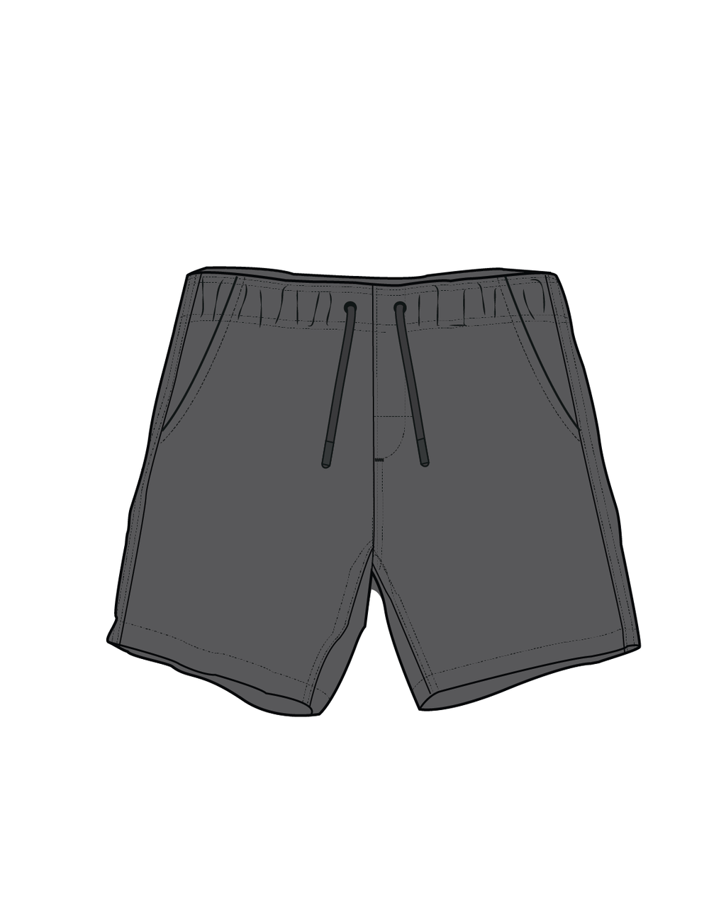 Drifter Organic Cotton Short - Charcoal