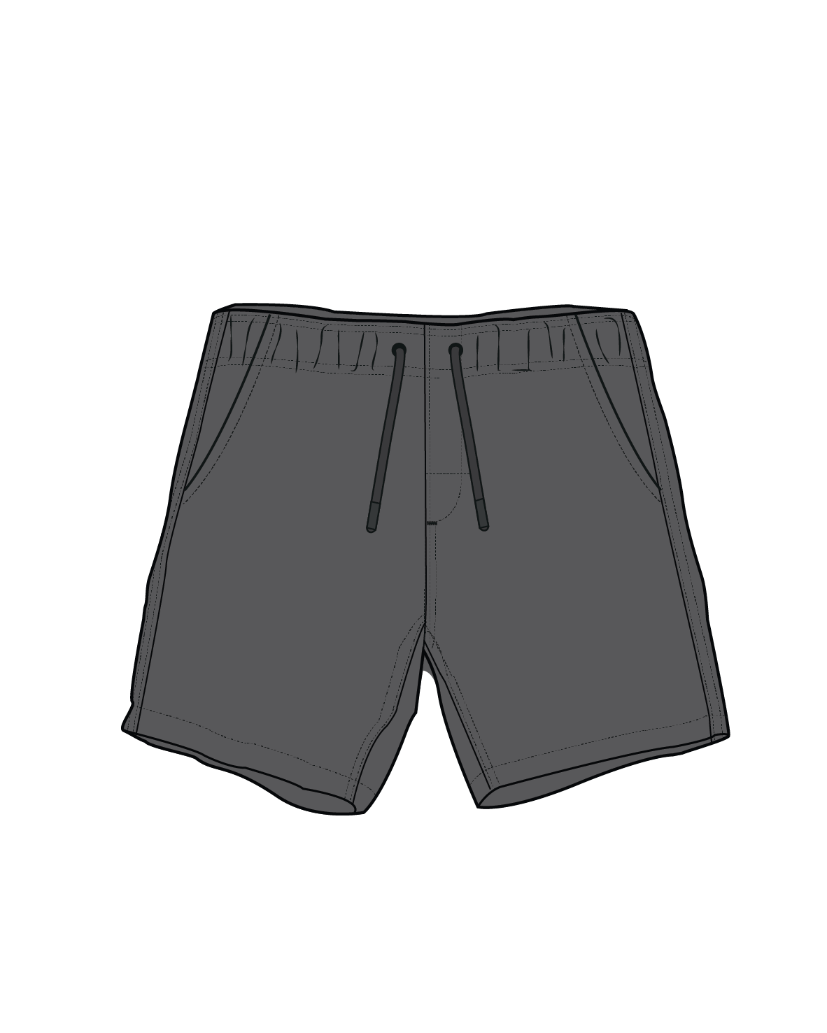 Drifter Organic Cotton Short - Charcoal