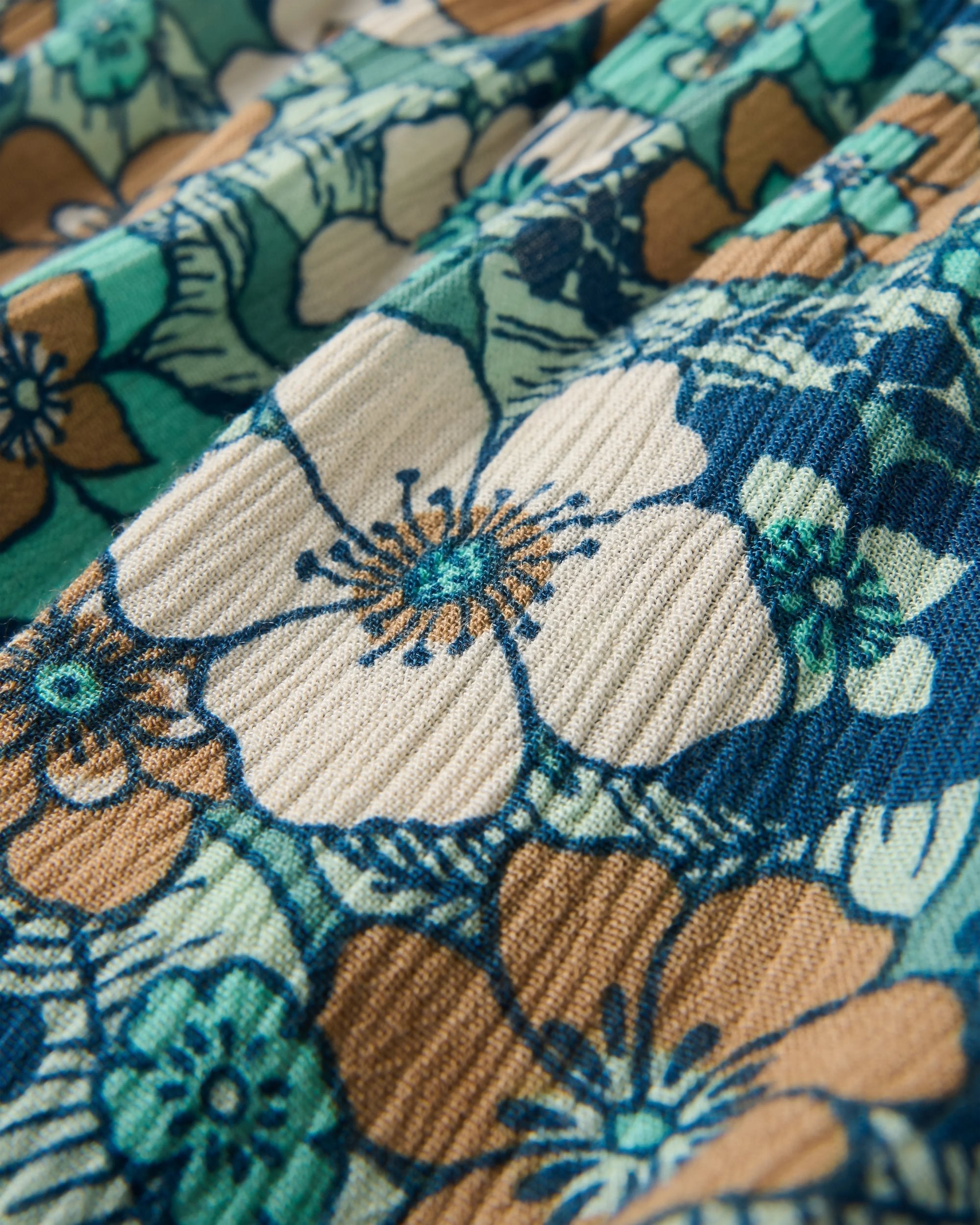 Dew EcoVero Woven Skirt - Vintage Floral Aqua