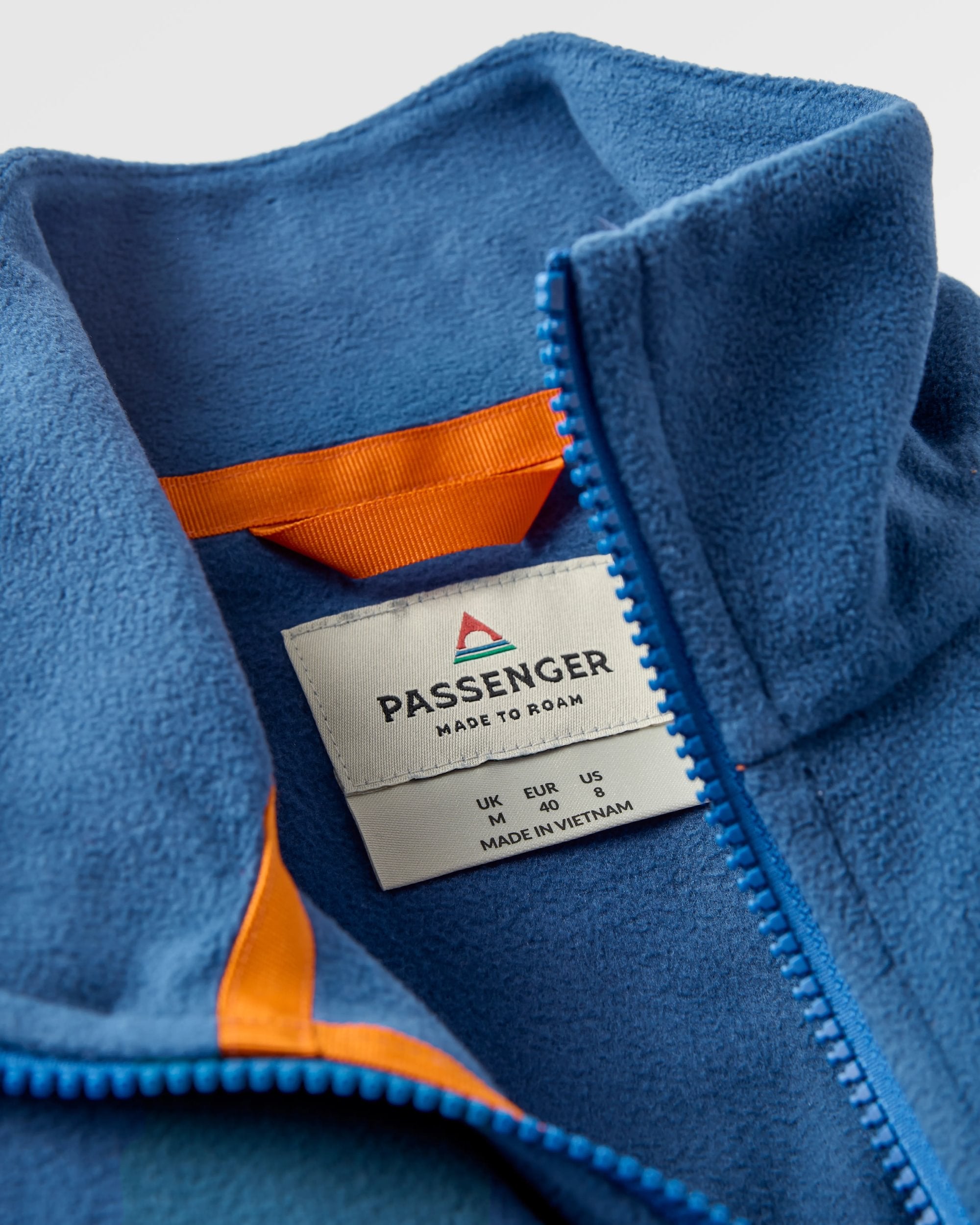 Ayla Recycled Micro Polartec® Fleece - Dark Denim