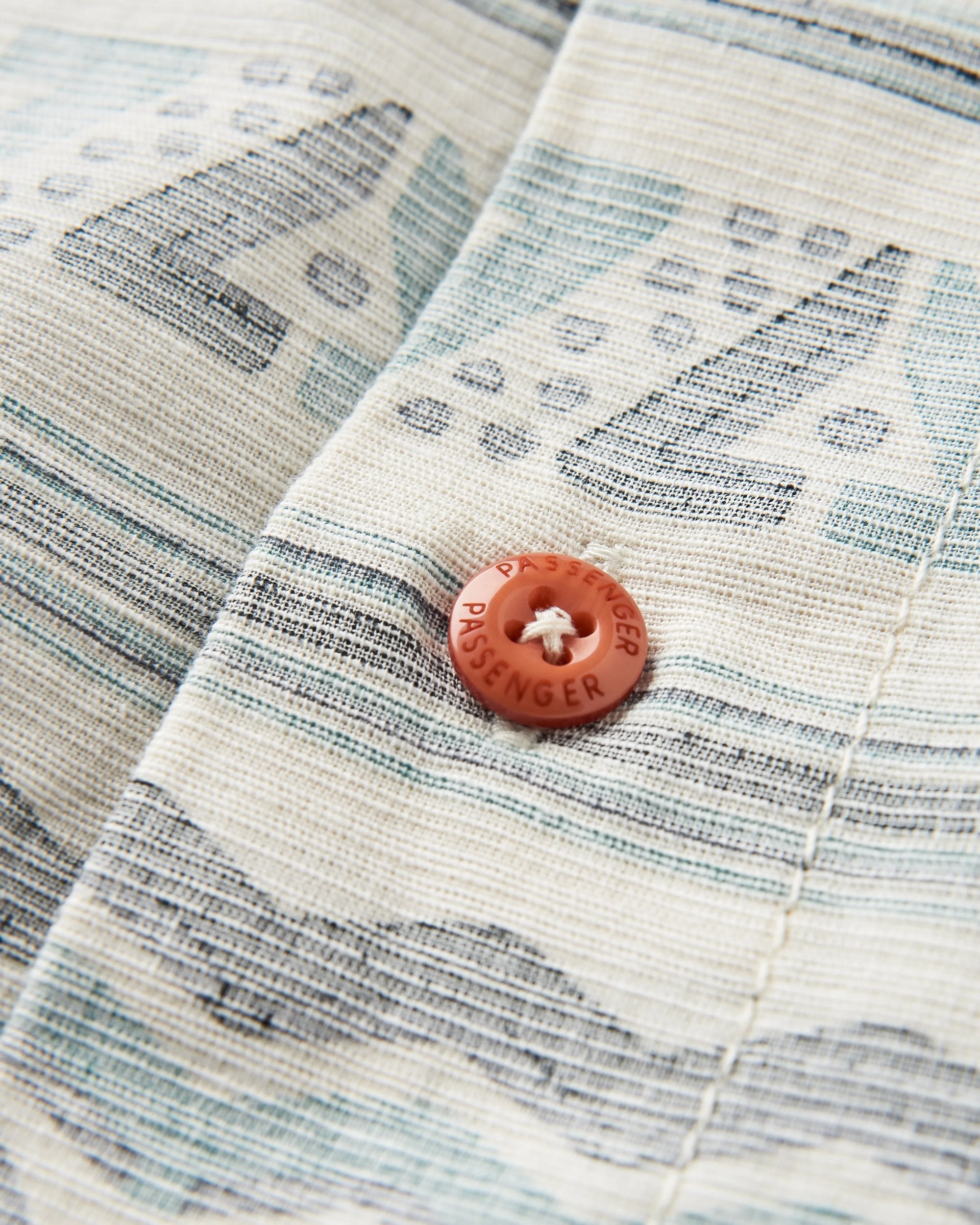 Amboro Organic Cotton Shirt - Mono Geo Birch