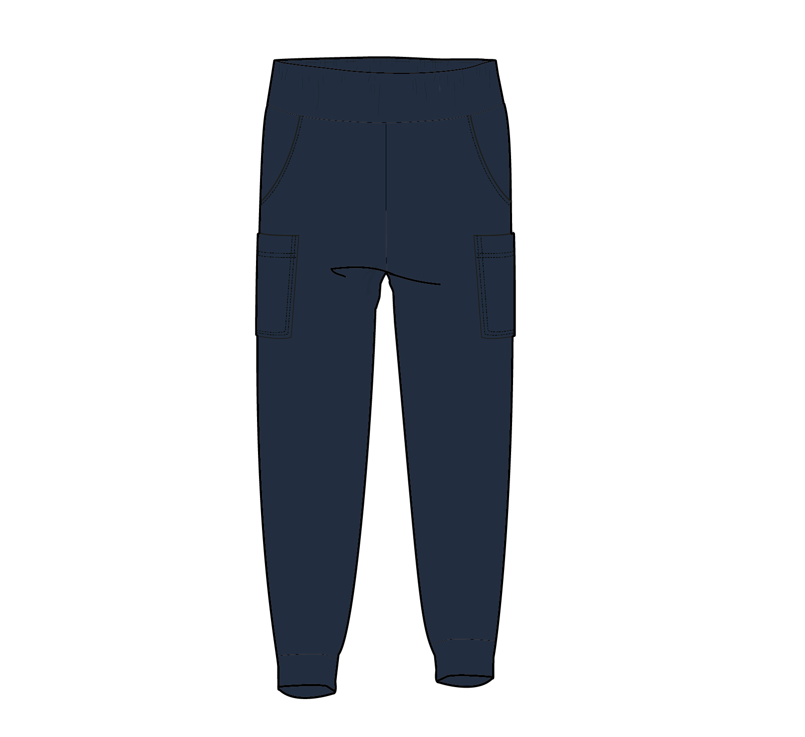 Day Dream Recycled Trouser - Rich Navy
