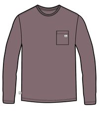 Heritage Organic Relaxed Fit LS T-Shirt - Grape