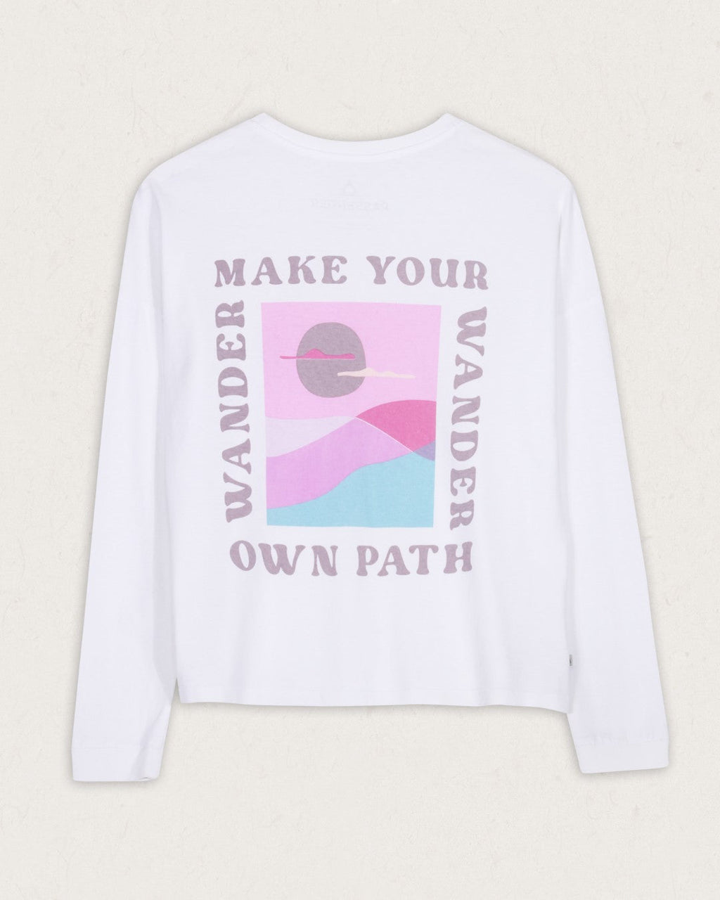 Dreamer Recycled Cotton Ls T-Shirt - White