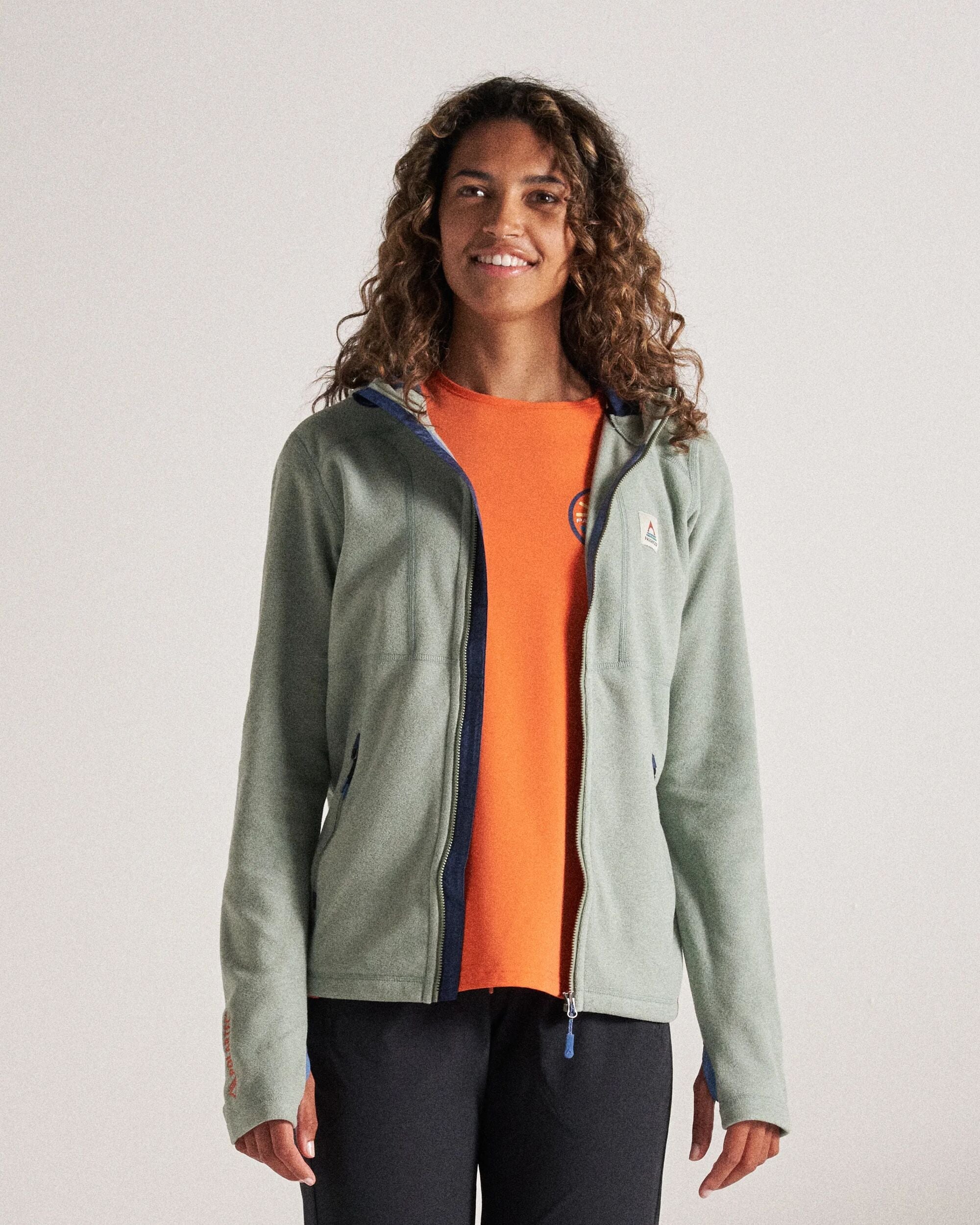 Crest Recycled Polartec® Fleece Hoodie - Pistachio
