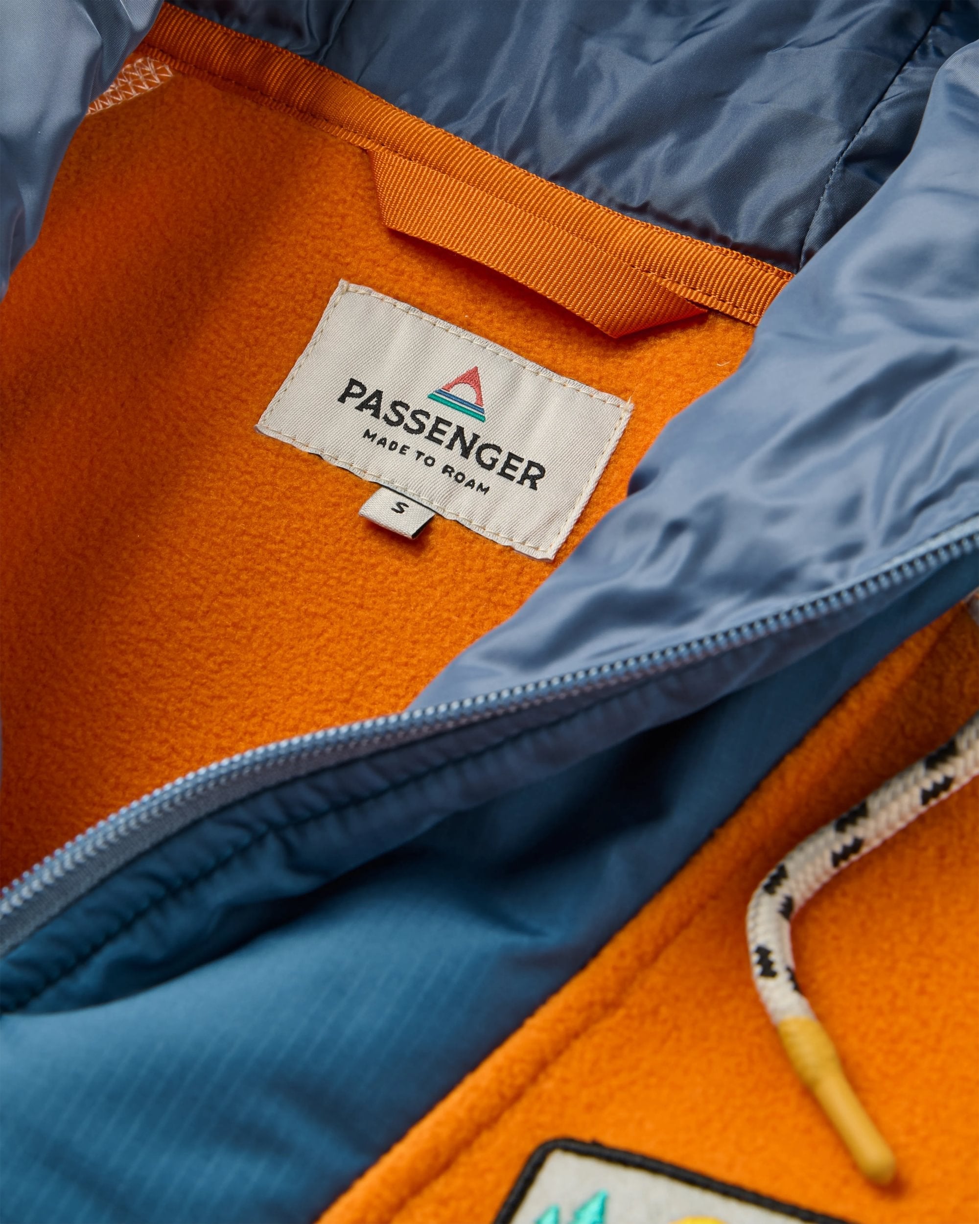 Alexander Recycled Polar Hooded Fleece - Sunrise Orange