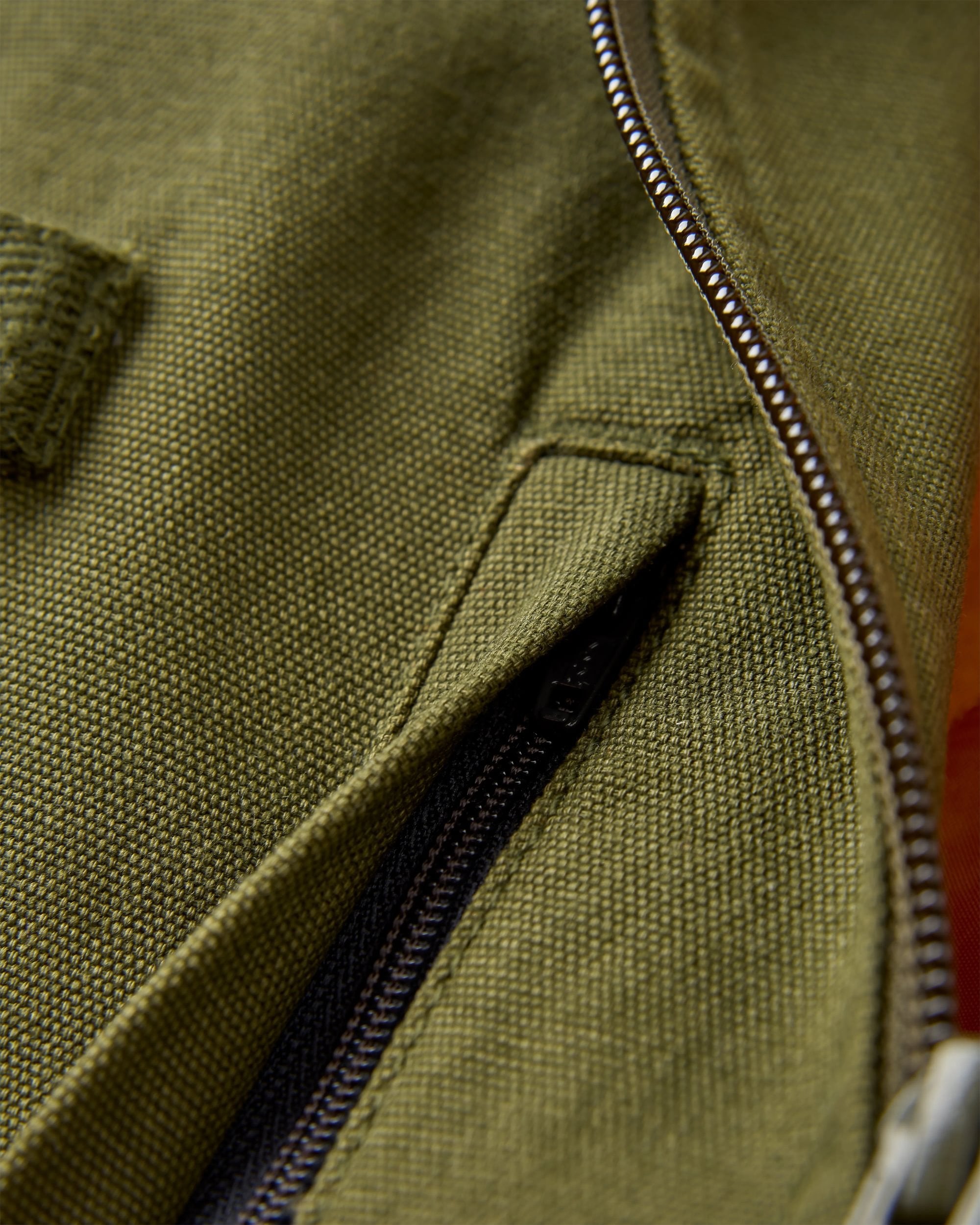Explorers Organic Cotton Canvas Gilet - Khaki
