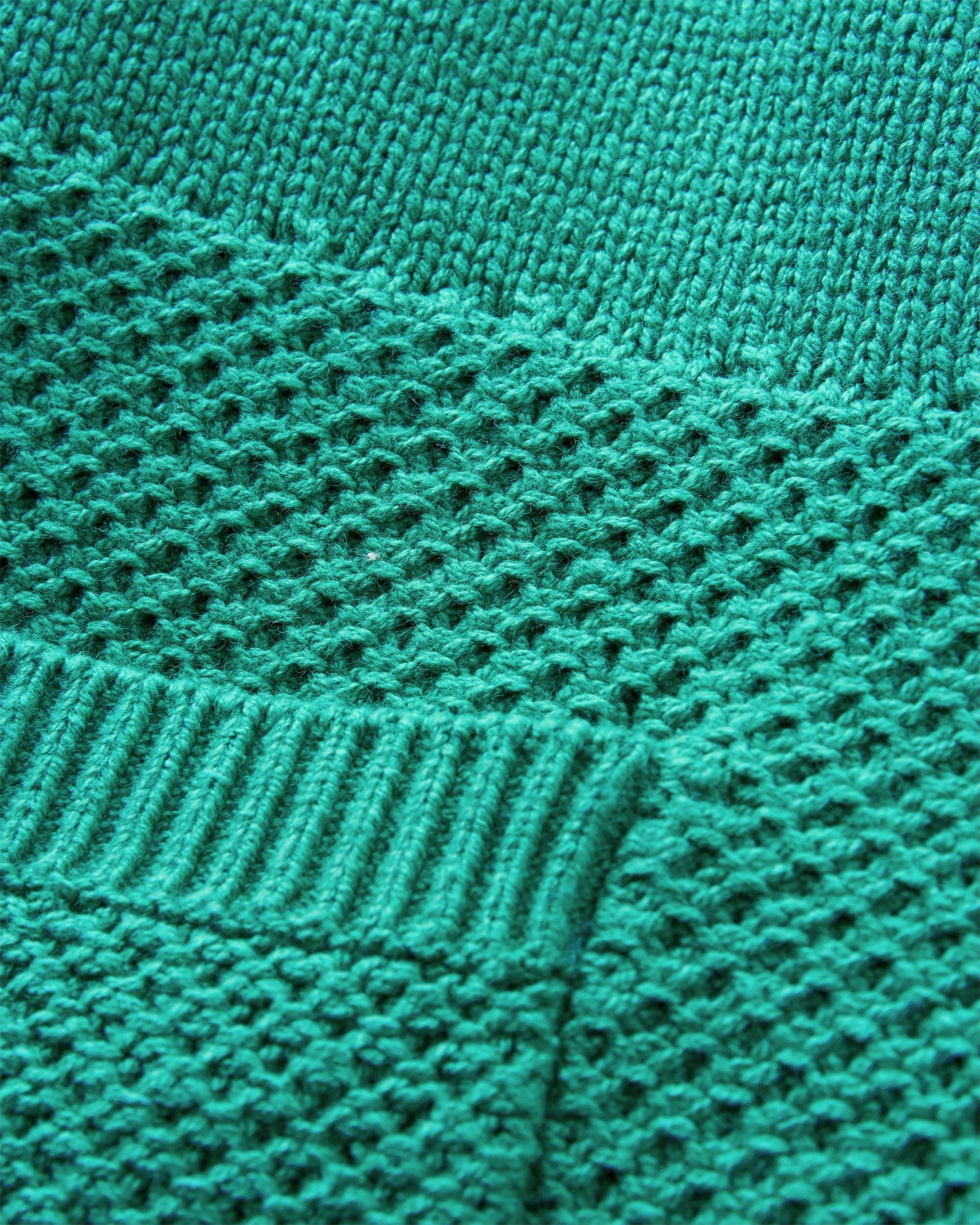 Cove Organic Cotton Knitted Zip Hoodie - Greenlake