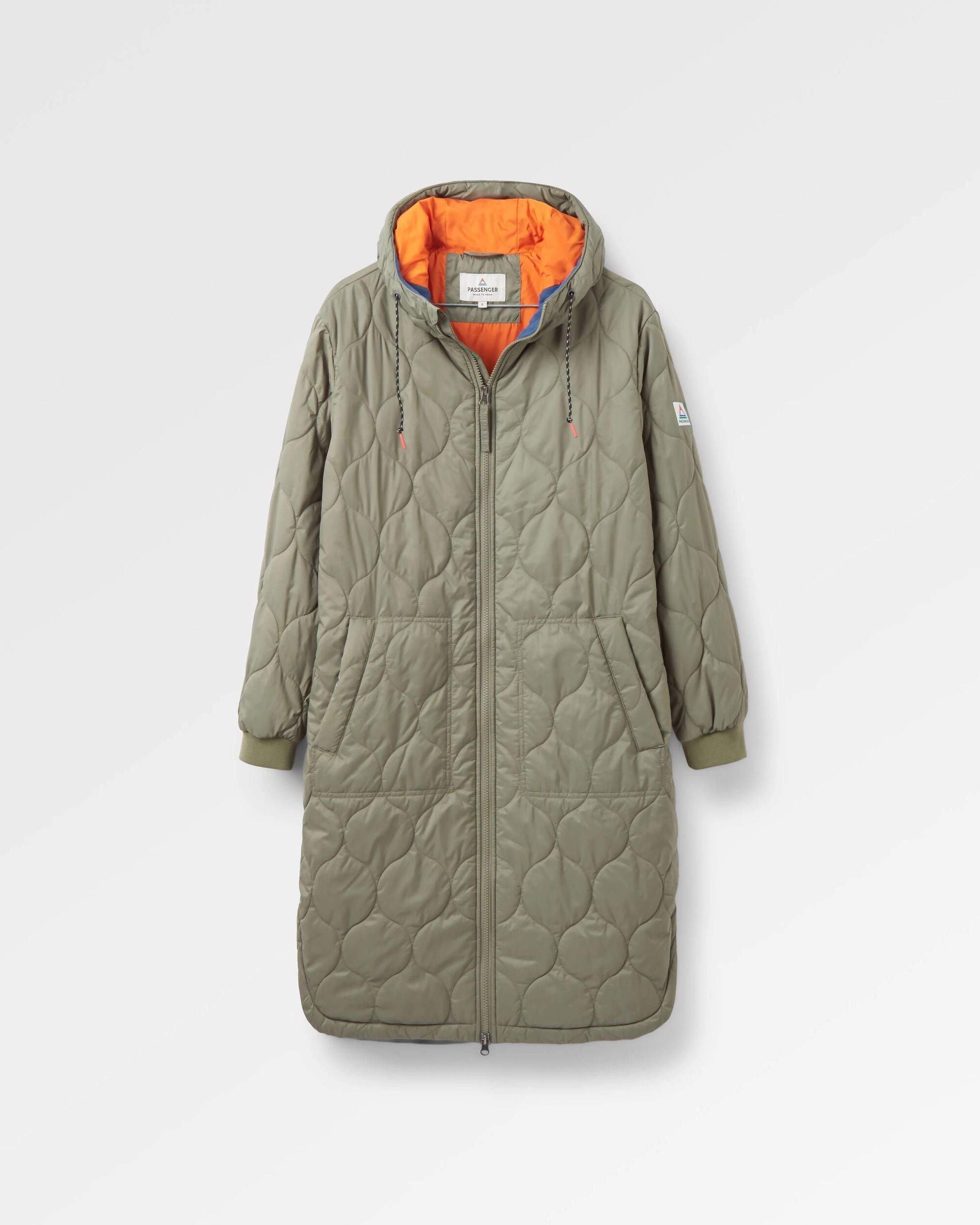 Flora Long Recycled Insulated Parka - Dusty Olive