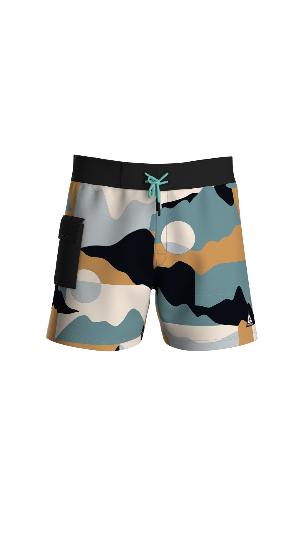 Cutback NetPlus® Recycled Boardshort - Vista Patchwork Arctic