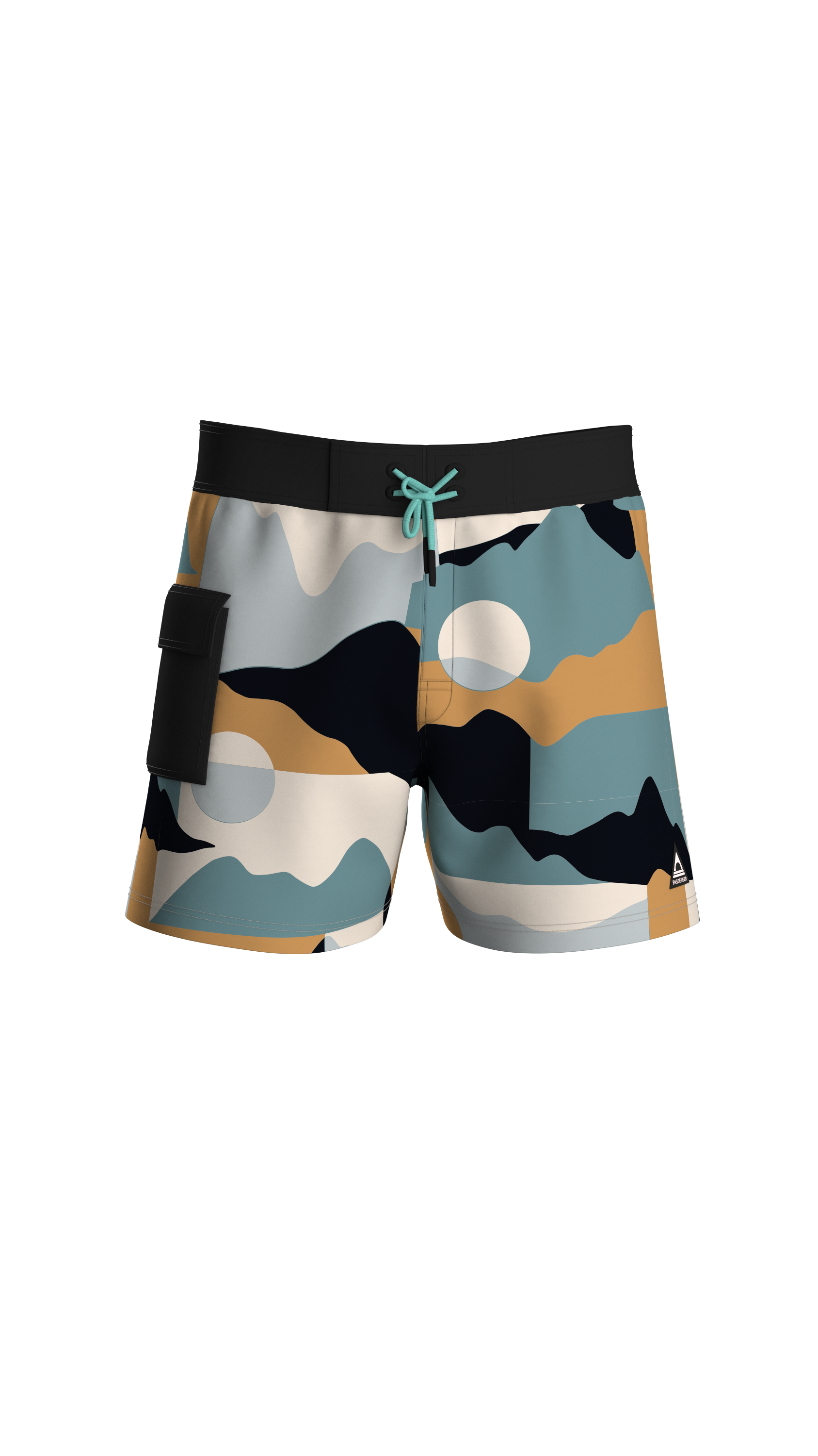 Cutback NetPlus® Recycled Boardshort - Vista Patchwork Arctic
