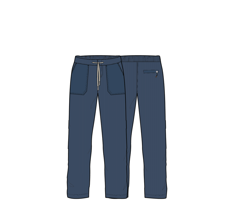 Avian Cord Trouser - Dark Denim