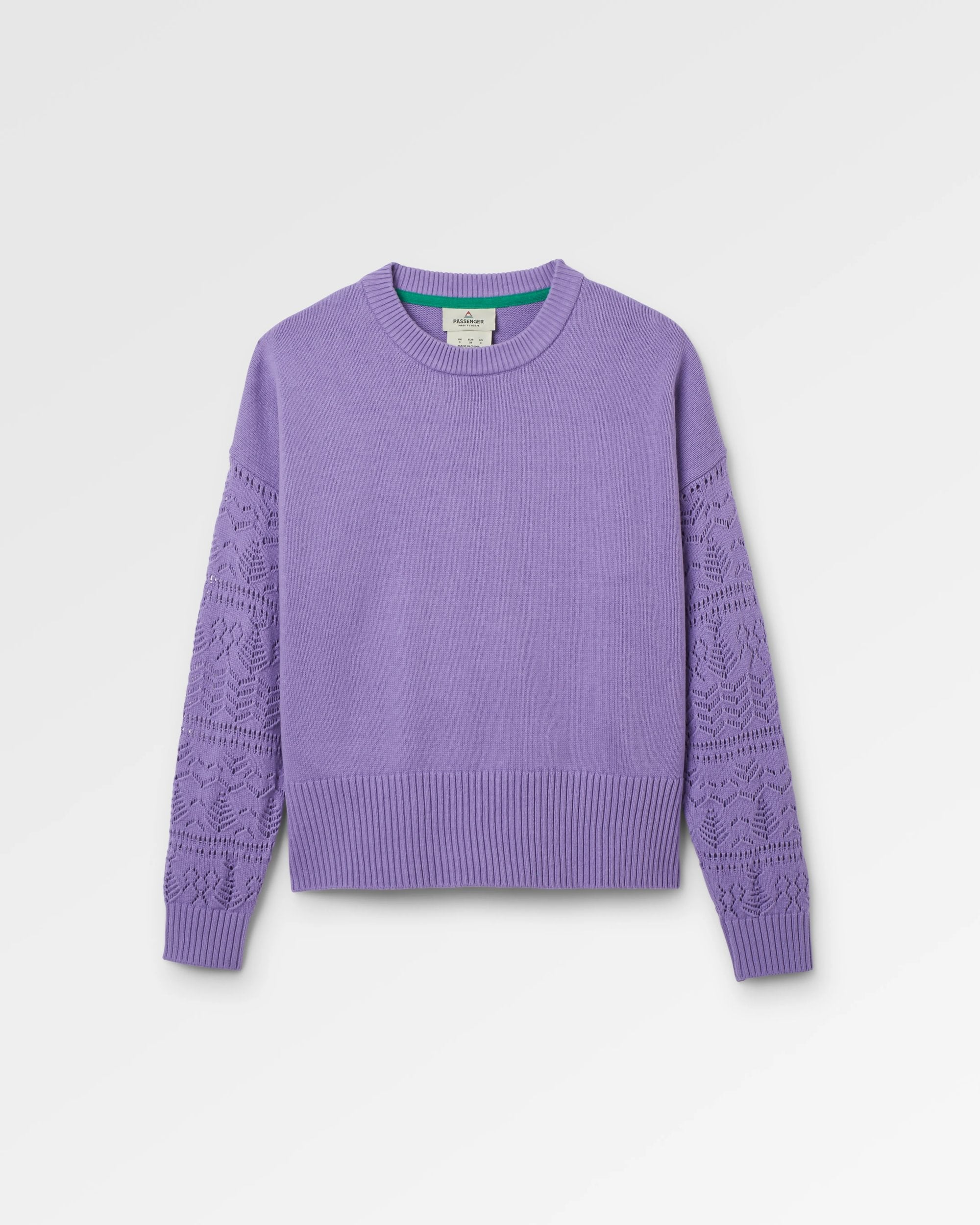 Grace Knitted Jumper - Retro Purple
