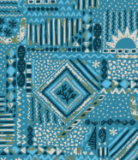 Copetín Jumpsuit - Vintage Patchwork Blue Pool