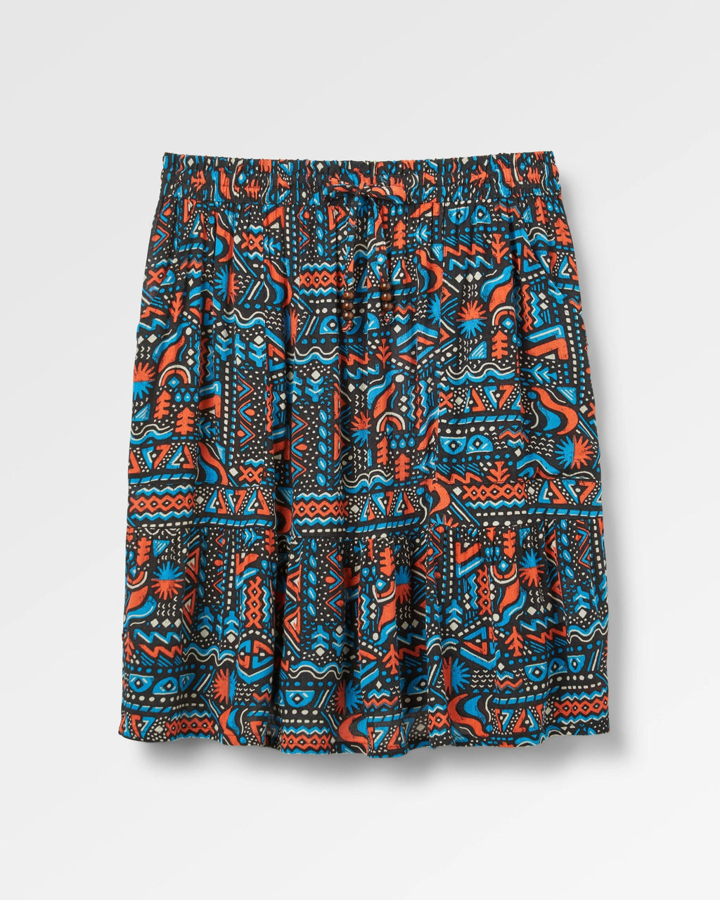 Dew EcoVero Woven Skirt - Elemental Geo Black