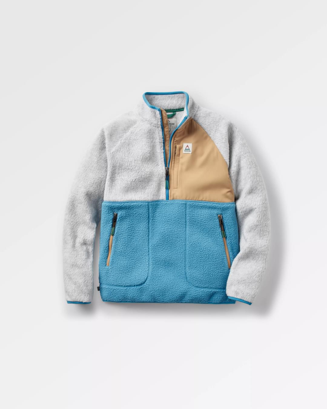 Home Recycled Sherpa Fleece - Atlantic Blue