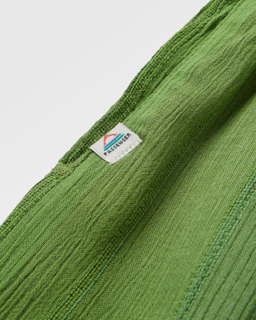 Daylily Loose Trouser - Stem Green Stripe