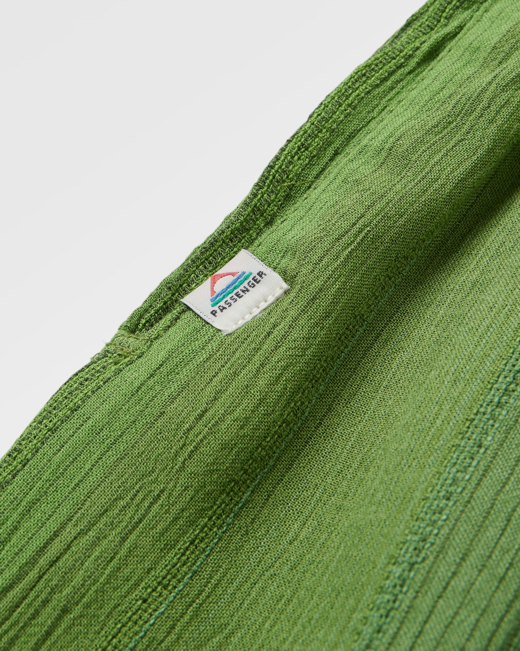 Daylily Loose Trouser - Stem Green Stripe