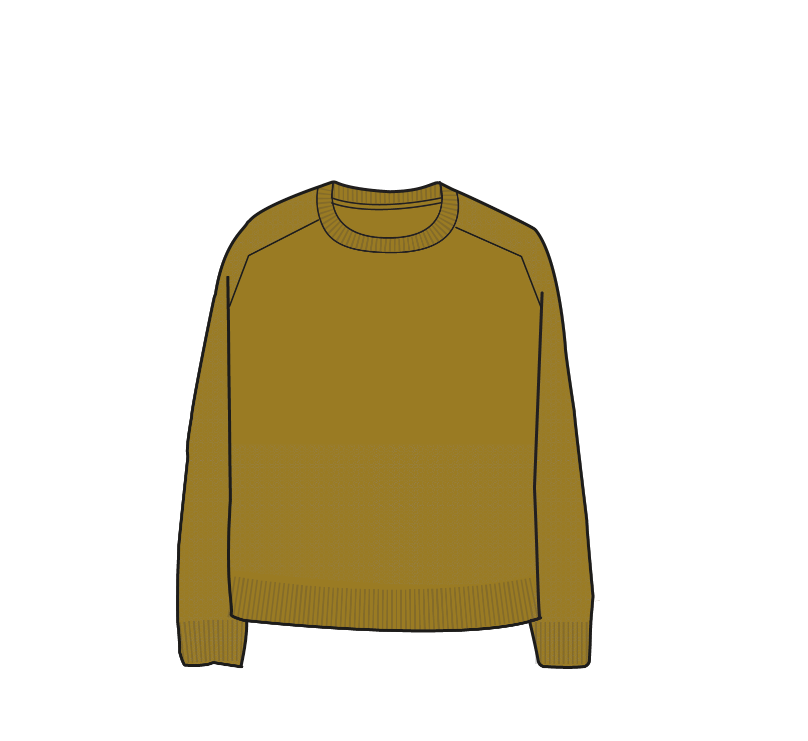 Cove Organic Cotton Knitted Jumper - Heritage Yellow