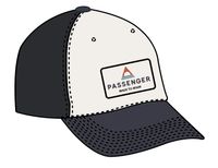 Core Organic Cotton Trucker Cap - Black/ White
