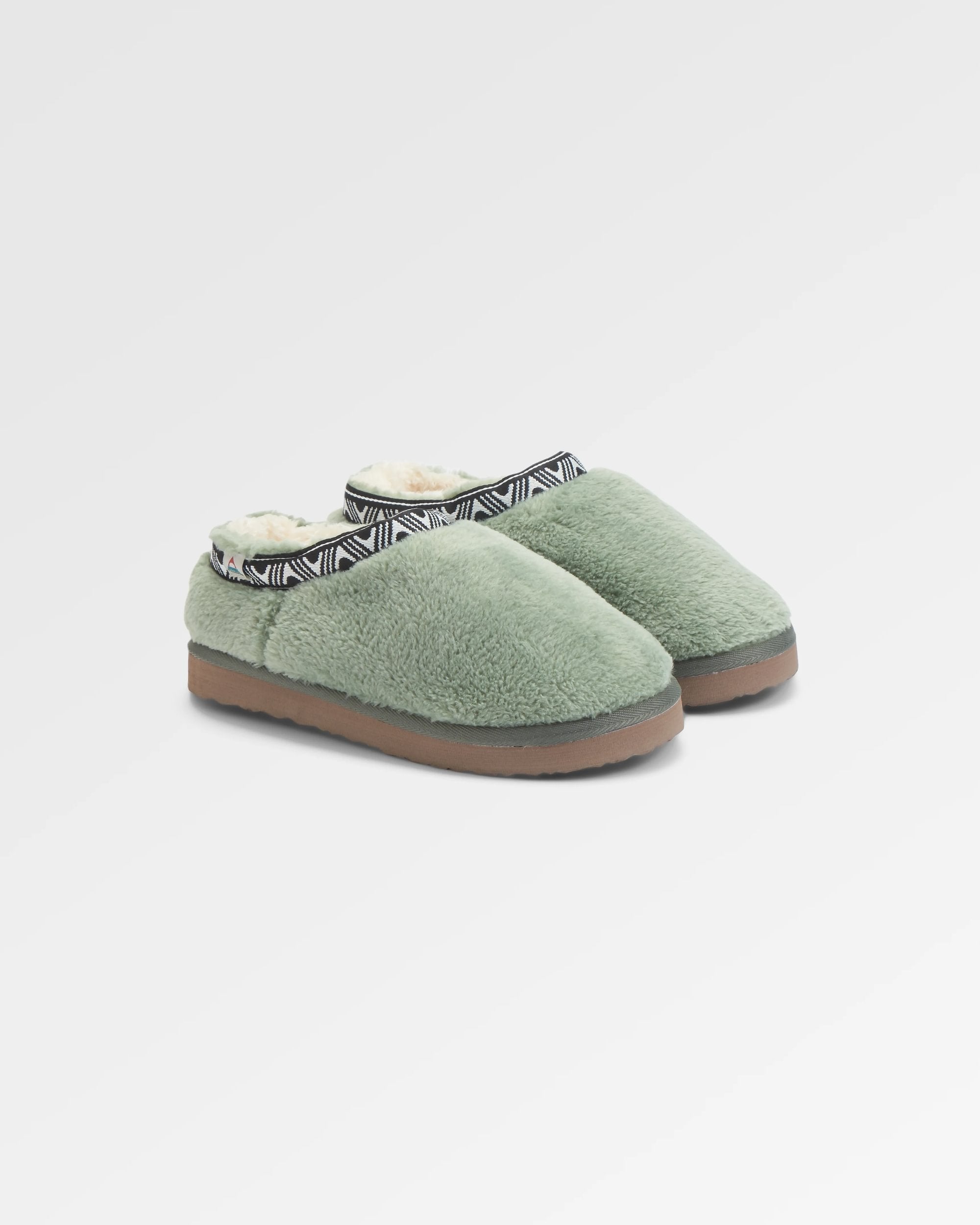 Ember Sherpa Fleece Slipper - Pistachio