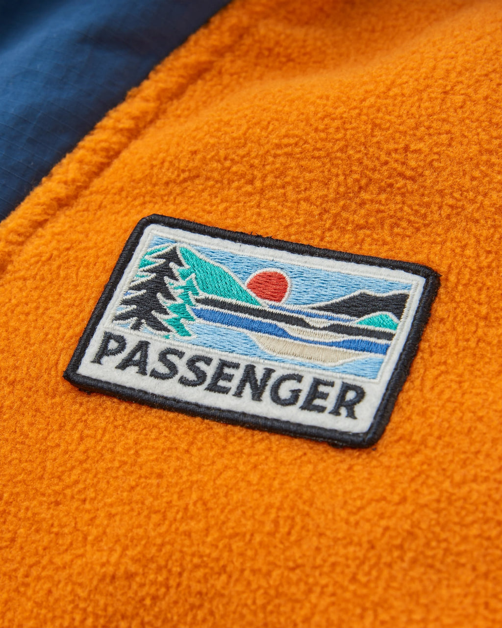 Alexander Recycled Hooded Polar Fleece - Sunrise Orange