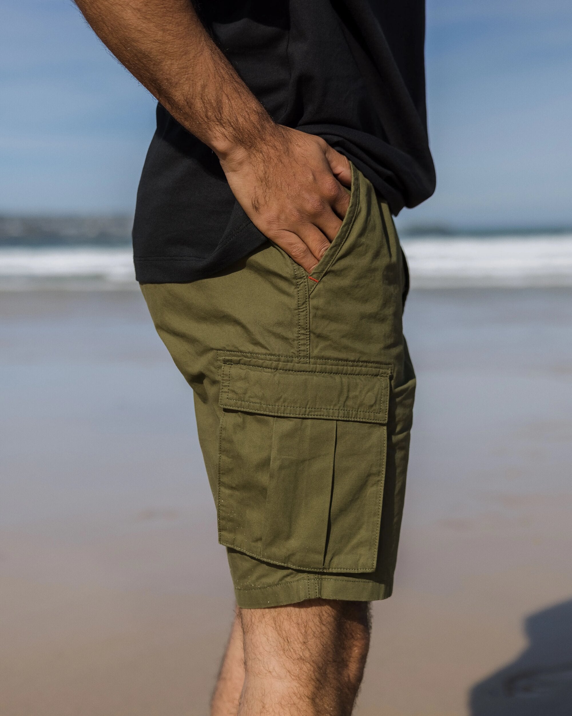Adventurer Cargo Cotton Short - Khaki