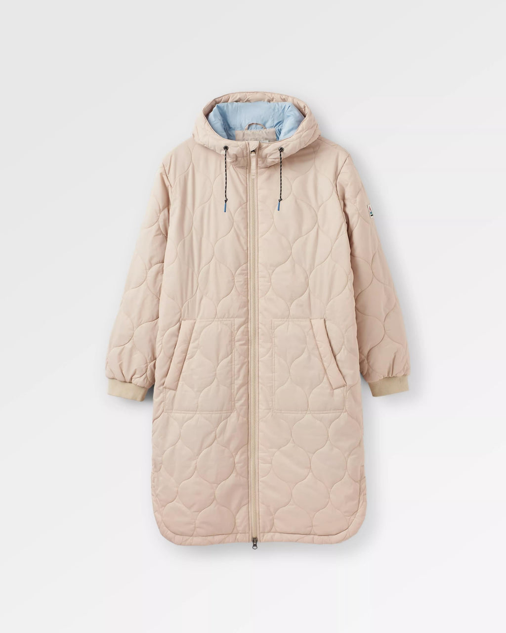Flora Long Recycled Insulated Parka - White Pepper