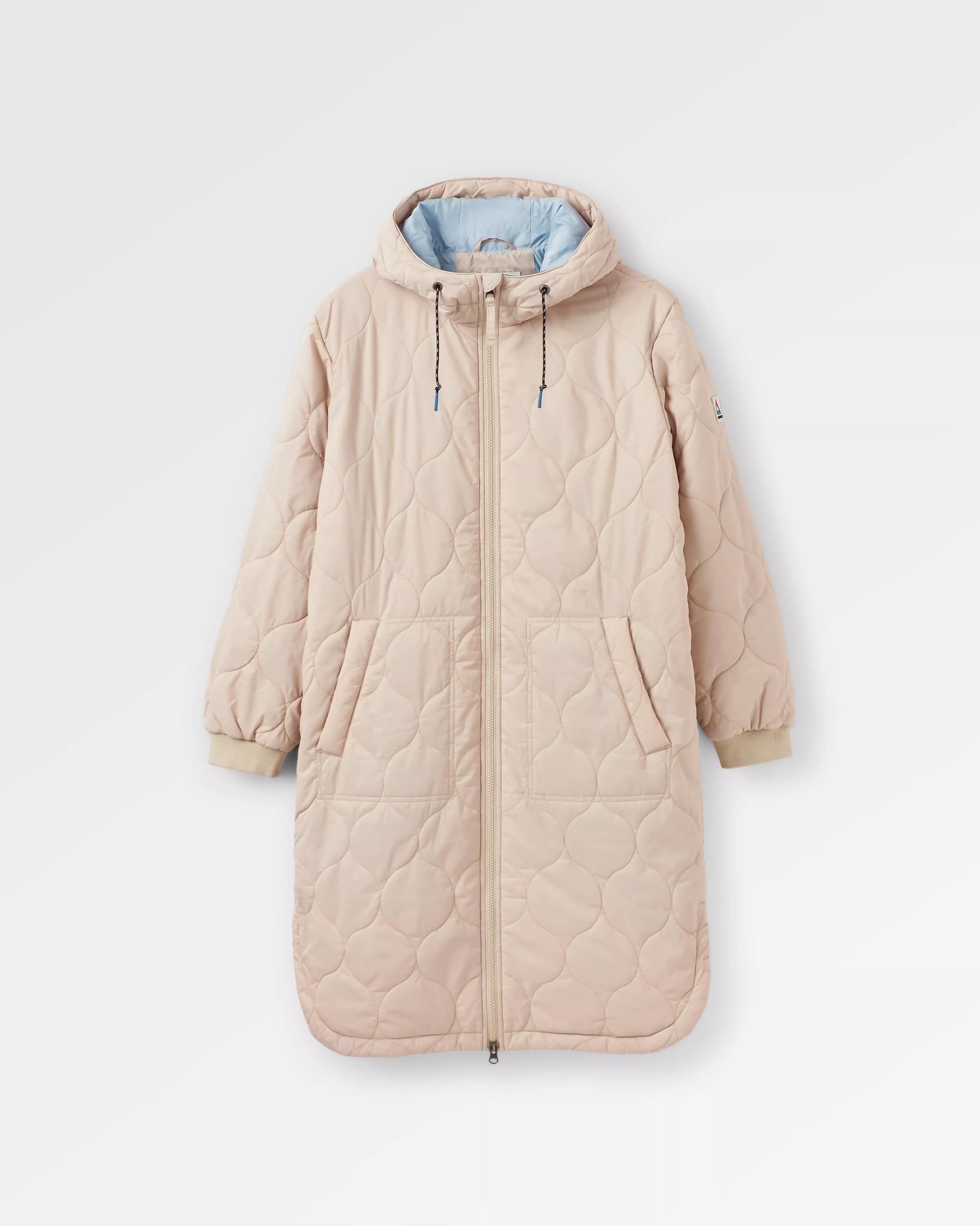Flora Long Recycled Insulated Parka - White Pepper