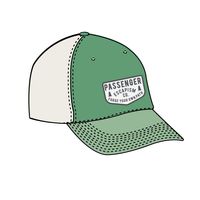 Escapism Trucker Cap - Green Fig