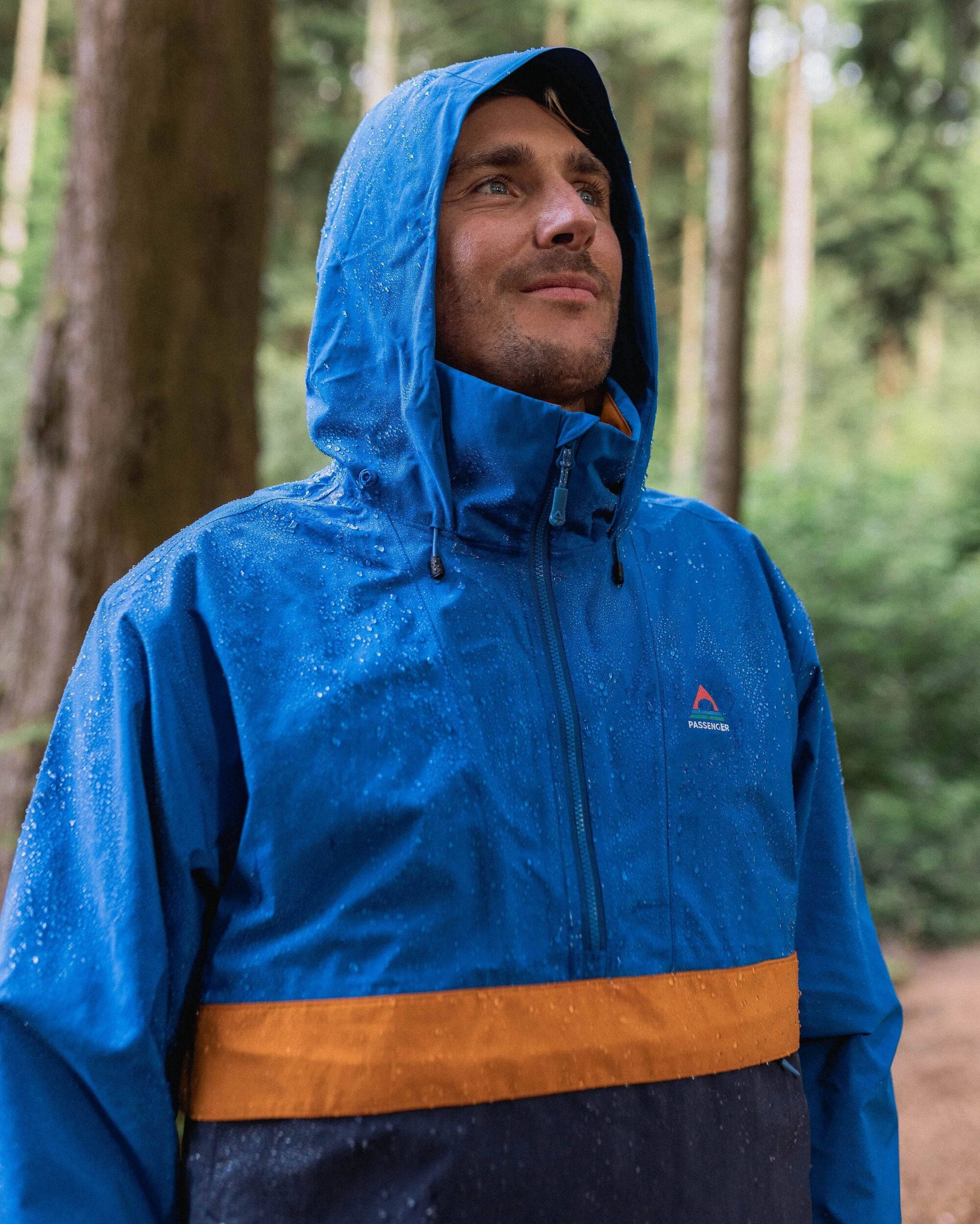Diablo Recycled Waterproof Anorak - Azure Blue