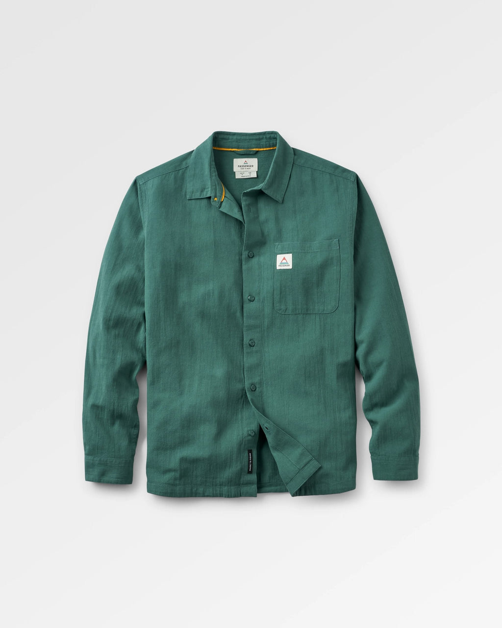 Arica Textured Organic Cotton Shirt - Deep Ocean