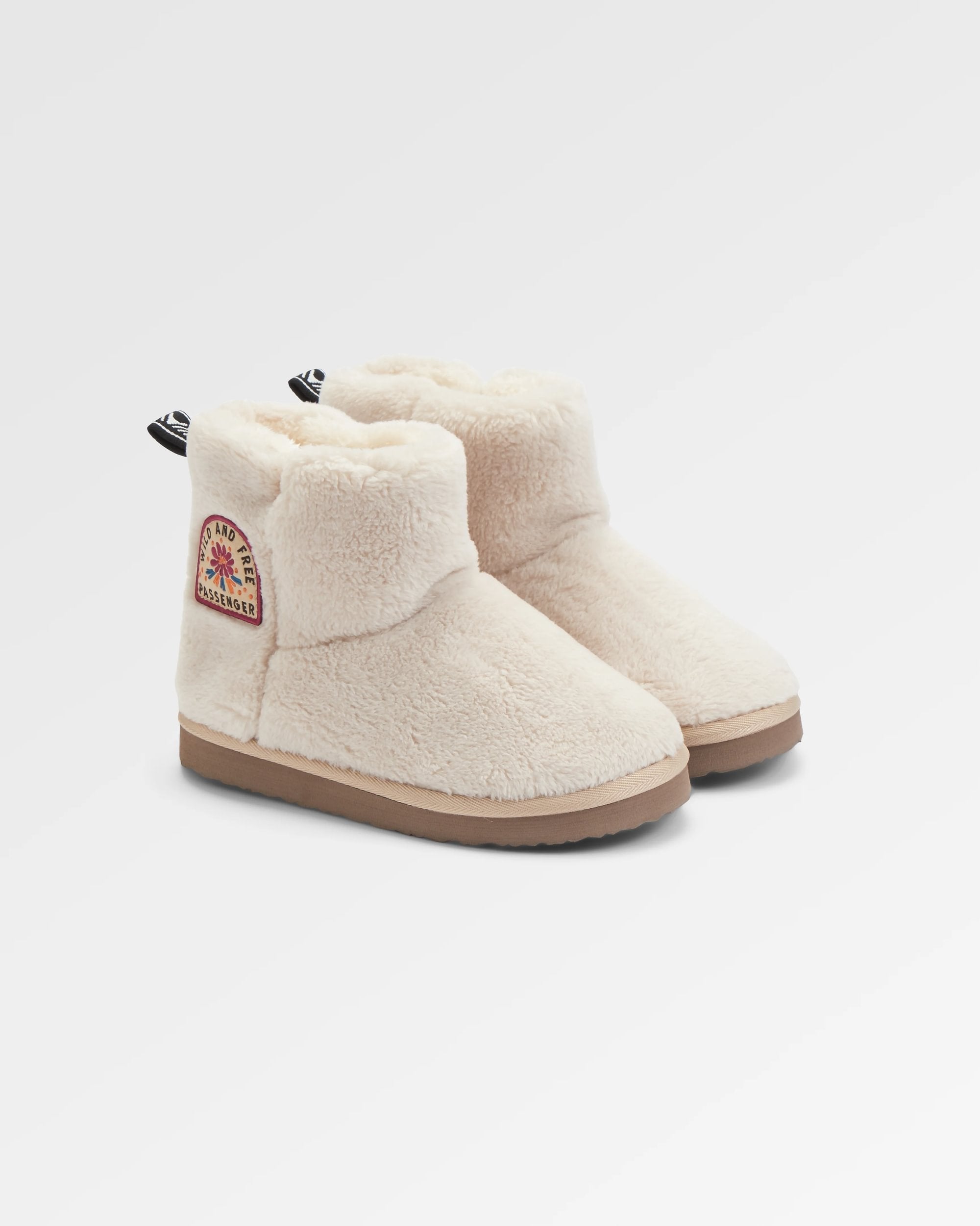 Hideaway Hut Sherpa Fleece Slipper - Birch