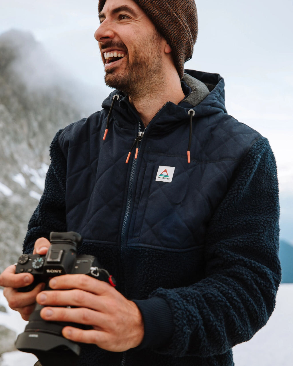 Adventure Recycled Deep-Pile Sherpa Fleece - Rich Navy