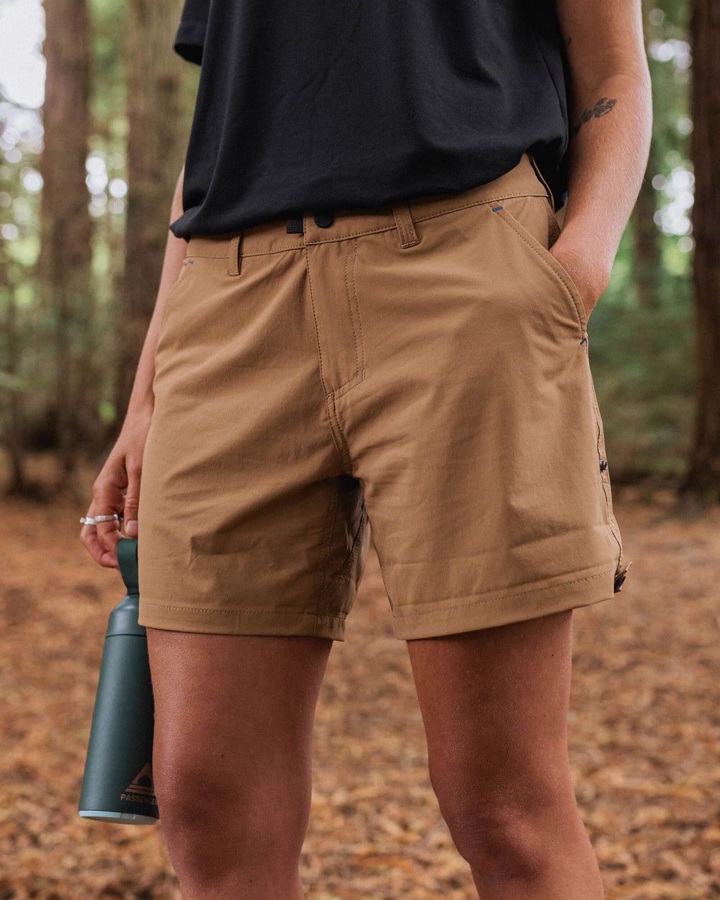 365 Trail Roll Up Short - Toffee