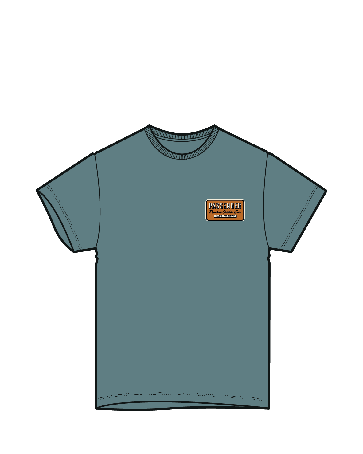 Beechey Recycled Cotton T-Shirt - Arctic