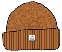 Fireside Recycled Cable Knit Beanie - Sunrise Orange
