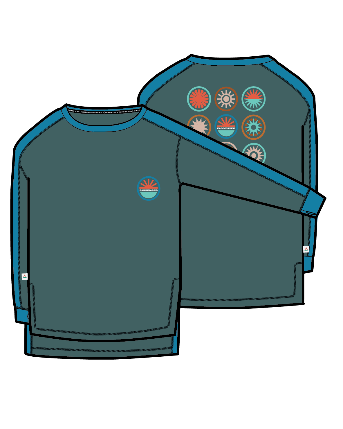 Chase The Light Drirelease® Active LS T-Shirt - Deep Ocean